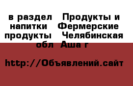  в раздел : Продукты и напитки » Фермерские продукты . Челябинская обл.,Аша г.